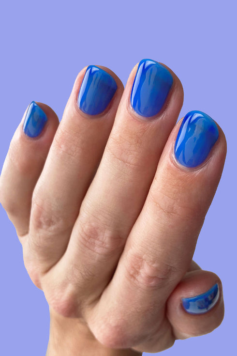 COBALT JELLY NAIL POLISH